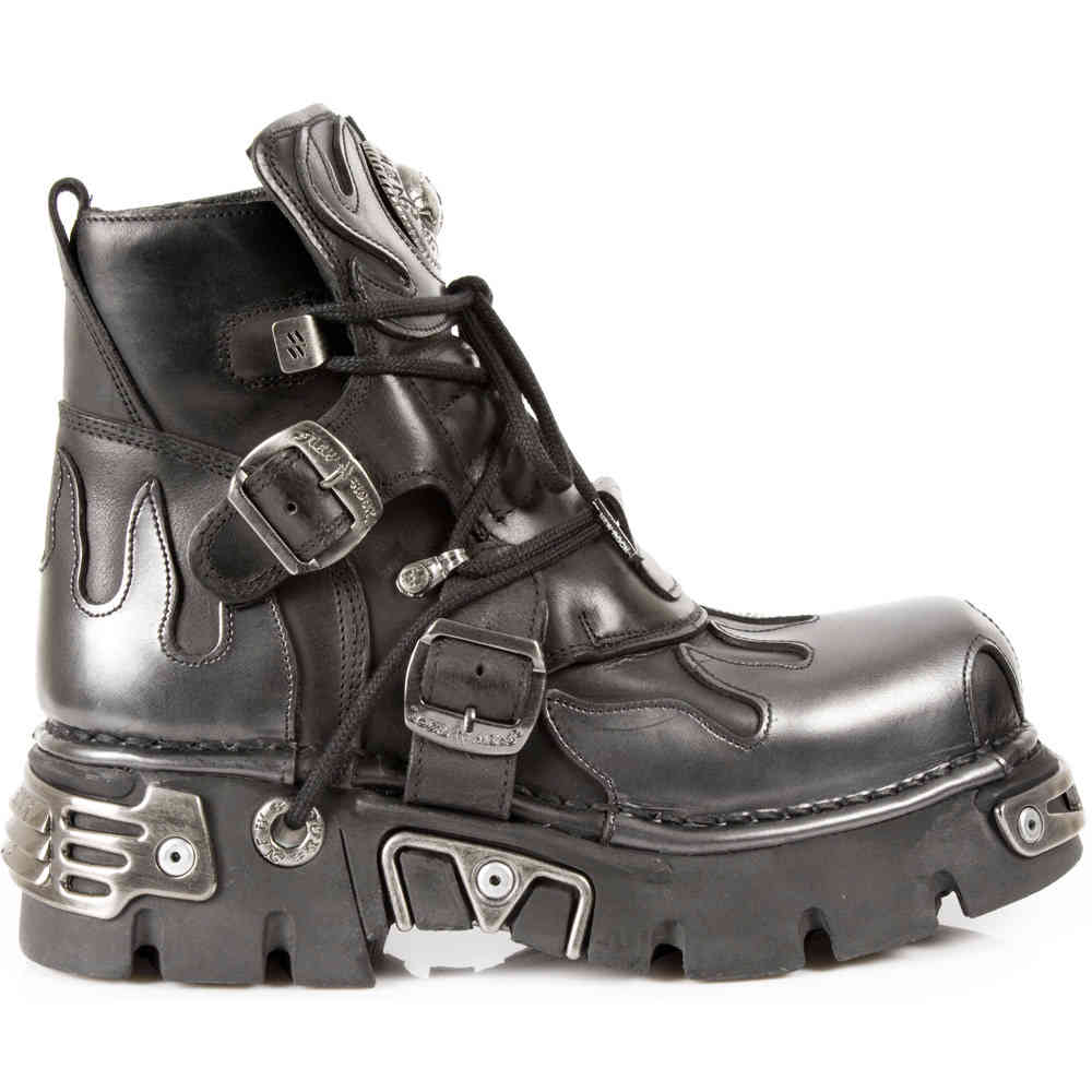 New Rock - M.288-S2 Platform Boots - Black